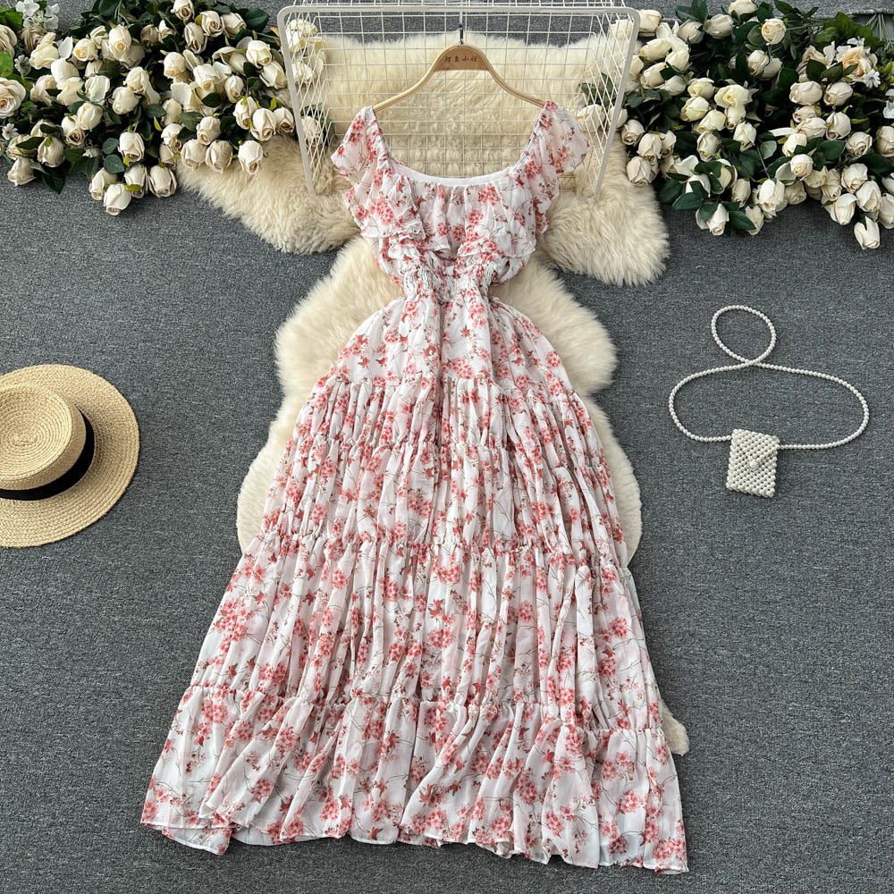 Niche French-style Sophisticated Platycodon Dress