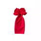 Women's Off-shoulder Shoulder-baring Sheath Dress