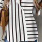 Women's Fashion Casual Loose-fitting Striped Long Sleeves Shirt