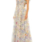 Women's Cut-out Ruffled Sleeveless Waist-controlled Large Hem Dress