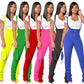Bretelles d'été pour femmes, couleur unie