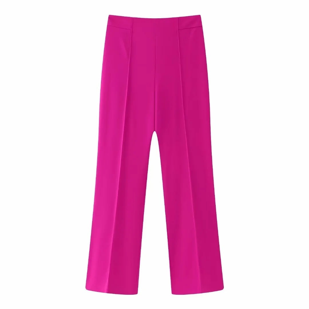 Robe de costume style français pour femme avec ceinture, petite veste, pantalon décontracté