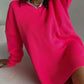European And American Long-sleeved V-neck Casual Loose Knit Pullover