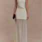 Chiffon Sleeveless Slim-fit Elegant Evening Gown