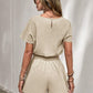 Women's Casual Breathable Short Sleeved Set