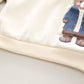 Korean Fleece-lined Two-piece Suit Baby Children Warm Suit