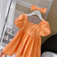 Children's Princess Dress Baby Girl Short Sleeve