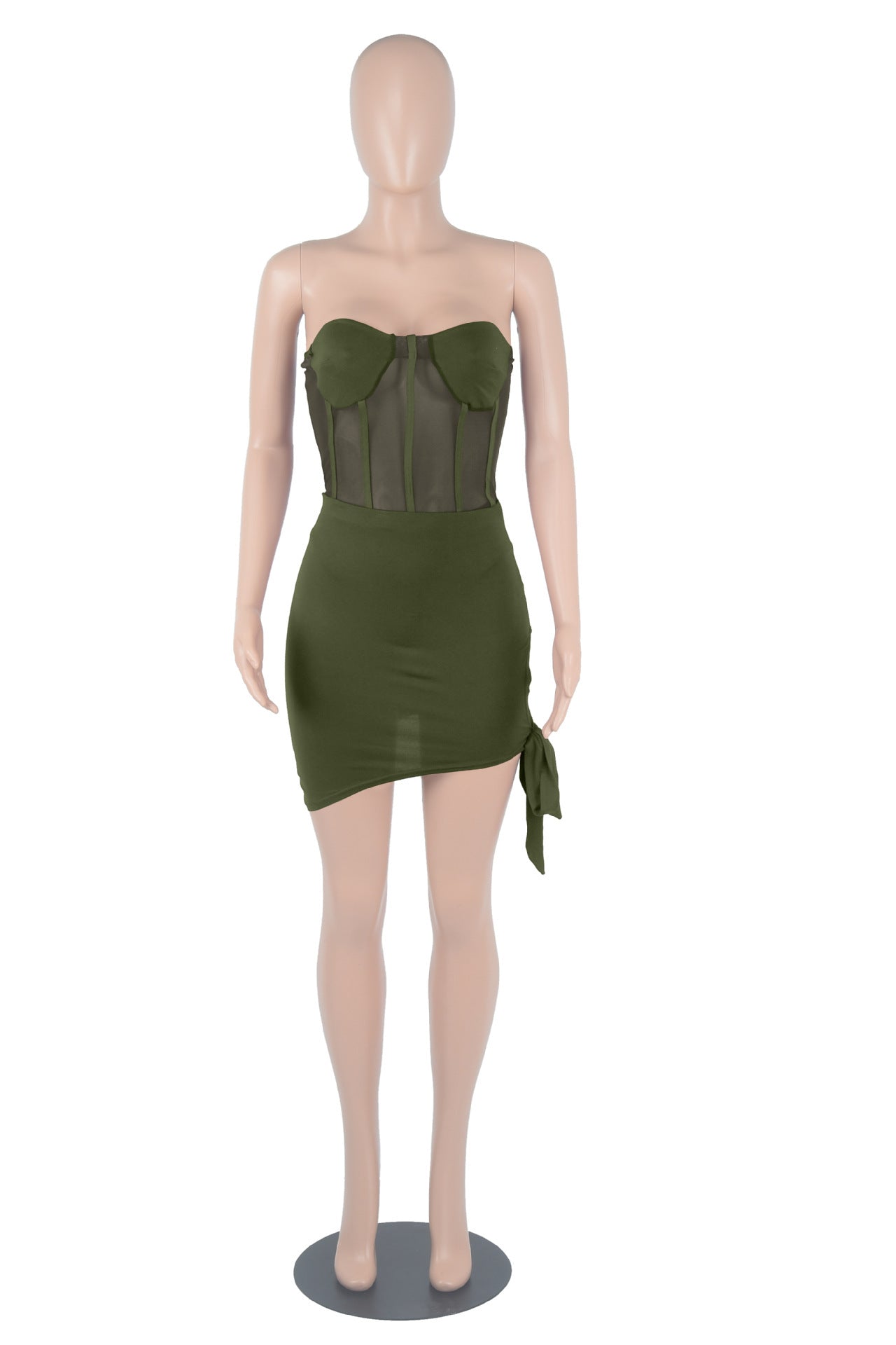 Beyprenn New Chic Corset Jupe Ensemble Deux Pièces Costume Été