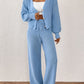 Autumn And Winter Women's Solid Color Elegant Outfit Short Top