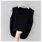 Women's Summer Ice Silk Round Neck Camisole Vest Knitted Bottoming Shirt