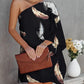 Gradient Shoulder Bag Casual Dress