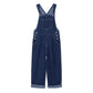 Denim Overalls Women Spring And Autumn Korean Style Loose Design Straight-leg Jumpsuit