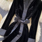 Ladies Fashion Personality Vintage Velvet Dress