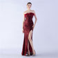 Robe de soirée haut de gamme en plumes d'autruche, rétractable, pliable et froissée