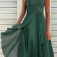 Sleeveless Dress Chiffon Stitching Lace Hollow Women