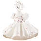 White Umbrella Princess Little Girl's Birthday Dress