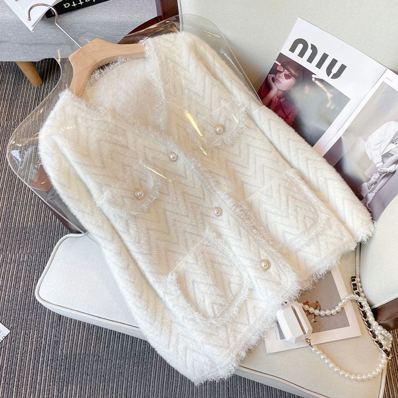 Women's Fringed Knitted Cardigan Coat