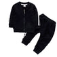 Spring And Autumn Casual Sports Suit Zipper Jacket Two-piece Pants