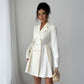 Women's Long Sleeve Short Dress