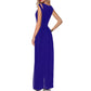 Women's Stitching One-piece Slim-fit Round Neck Sleeveless Solid Color Jumpsuit