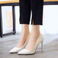 Women's Shoes Spring Nude Stiletto Heel Pointed High Heels