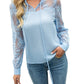 New Top V-neck Women's Lace