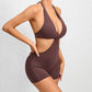 Tight Fitness Fake Two Pieces Yoga Jumpsuit