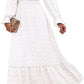 Elegant Cross-Border Fit-and-Flare Jacquard Dress