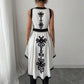 Irregular Contrast Color Vest Dovetail Sleeveless Pullover Top Women's Clothing