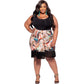 Women's Sleeveless Printed Tassel Patchwork Dress