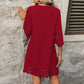 Women's Solid-color Burnout Dress Spring Summer