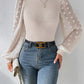 Tricots pour femmes, col rond, coutures, manches longues