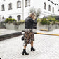 European And American Slim Fit Leopard Print Skirt