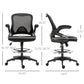 Ergonomic High Back Office Chair Swivel Reclining Computer Desk Chair with Retractable Footrest