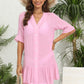 Women's Beach Cover-up V-neck Flounce