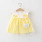 Children's Girls Summer Sleeveless Print Dress