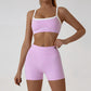 Spaghetti Strap Contrast Color Underwear Sling Yoga Clothes Tight Outdoor Sports Suit
