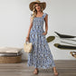 European And American Fashion Retro Vacation Style High Waist Long Skirt For Women