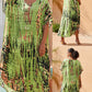 Rayon Tie-dyed Beach Long Dress Sun Protection Shirt