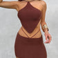 Fashion Backless Rope Suit