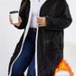 Cardigan Lazy Hooded Long Sleeve Plush Coat