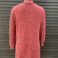 Autumn Solid Color Sunken Stripe Brushed Stitching Long Sleeve Cardigan Jacket