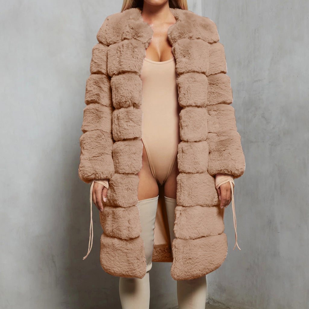 Commerce extérieur Nouveau manteau en fausse fourrure Manteau en coton