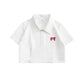 Polo chemise courte jupe femme tendance marque hip-hop doux cool fille costume