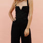 Sleeveless Suspender High Waist Jumpsuit