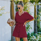 European And American Summer Women's Solid Color Jumpsuit