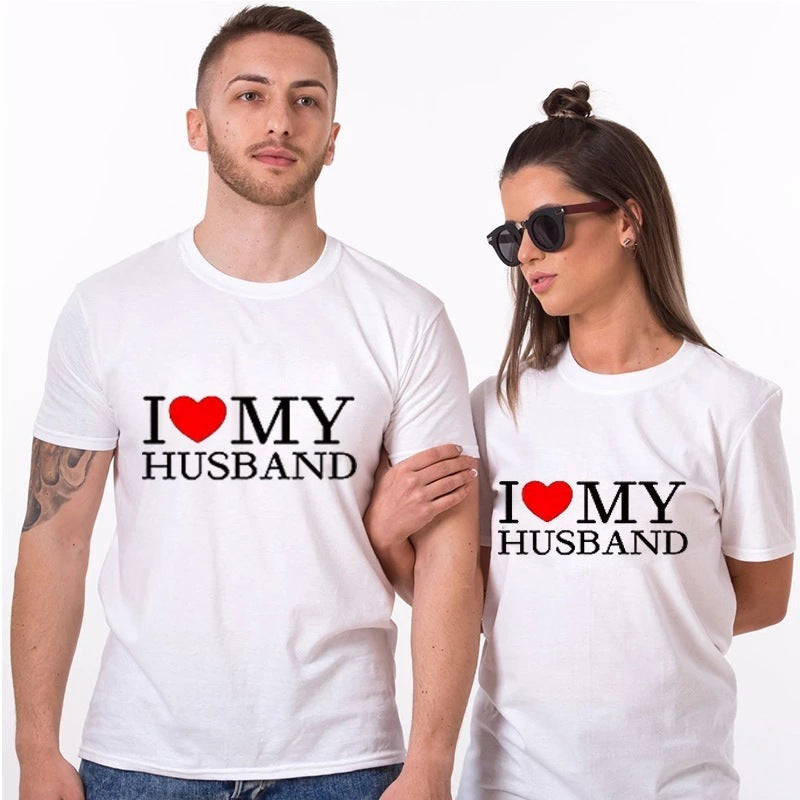 Couples hommes et femmes portant des manches courtes amples grande taille