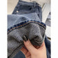 Women's Retro Blue Straight Jeans
