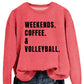 Women's Simple Round Neck Long Sleeve Loose Sweatshirt