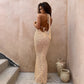 Women's Clothing Lace Lace-up V-neck Halter Dress